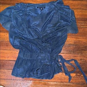 Gap wrap around blouse Sz. Xs